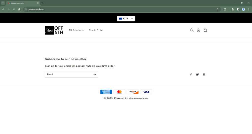 Pioneernerd.com scam