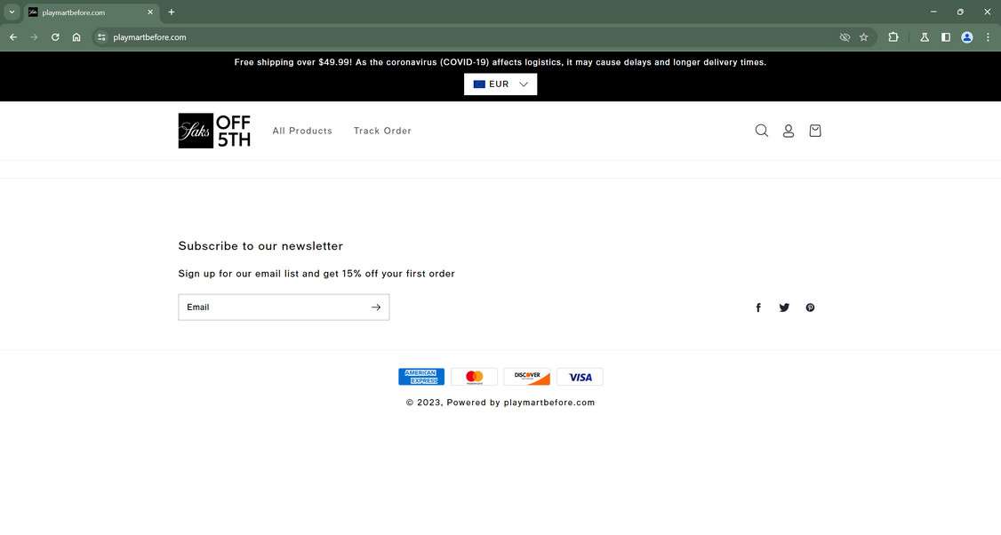 Playmartbefore.com scam