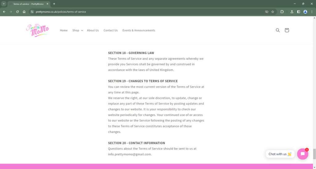 Prettymomo.co.uk scam