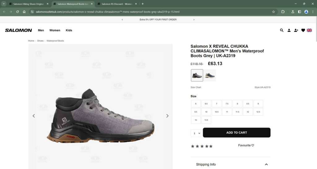 salomon clearance sale