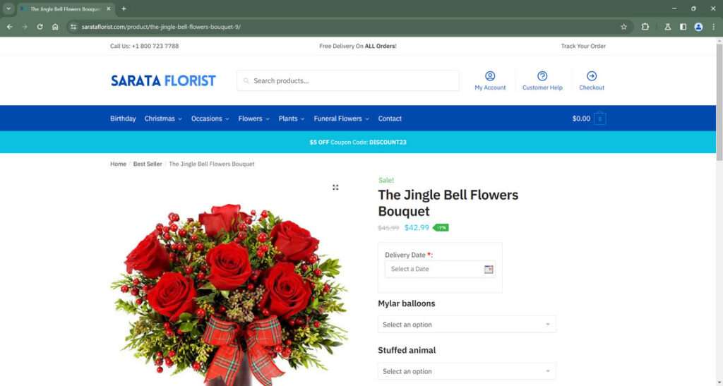 Sarataflorist.com flower scam