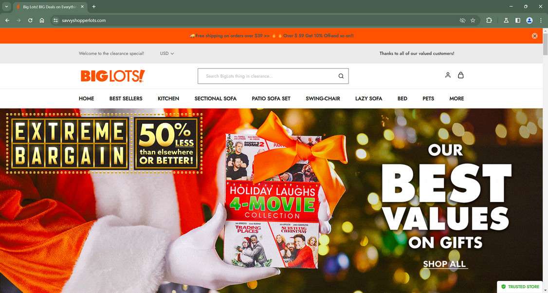 Savvyshopperlots.com scam