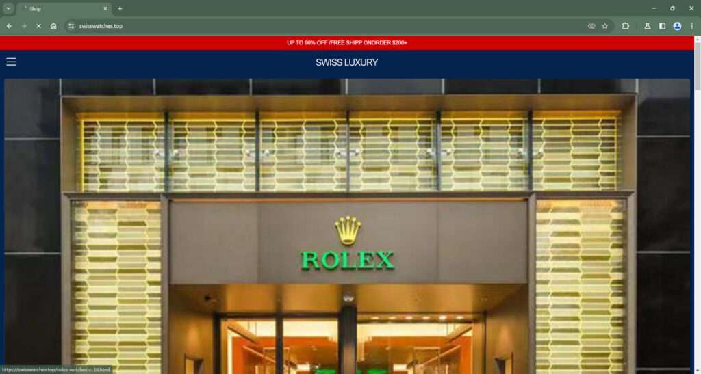 Swisswatches.top scam