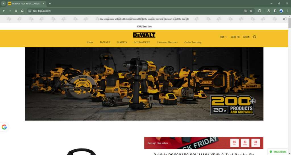 Tool-bigsale.com scam