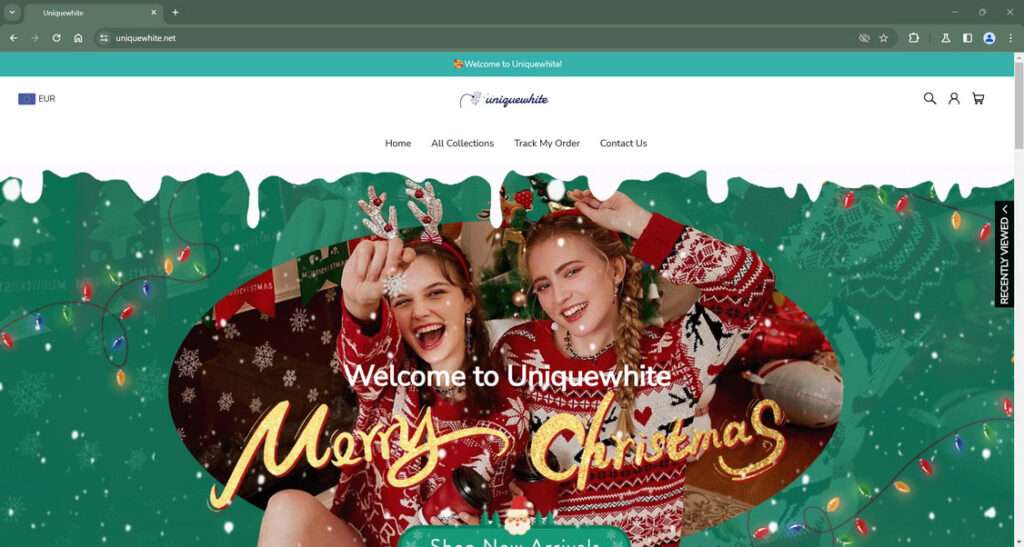 Uniquewhite.net scam