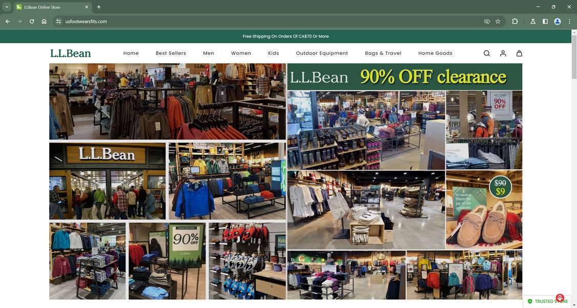 Usfootwearsfits.com scam