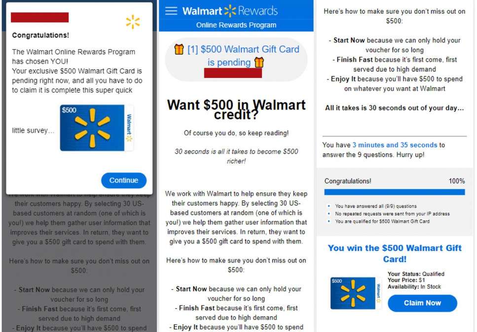 Don't Get Scammed By Fake Walmart Survey Prize Offers