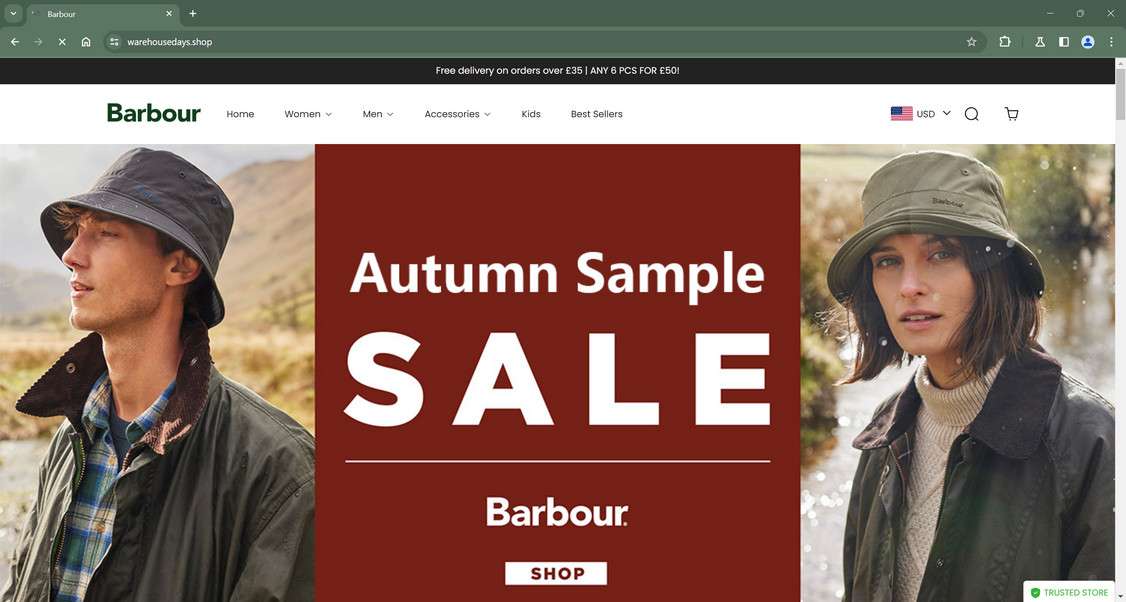 Warehousedays.shop scam