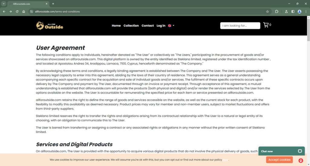allforoutside.com scam