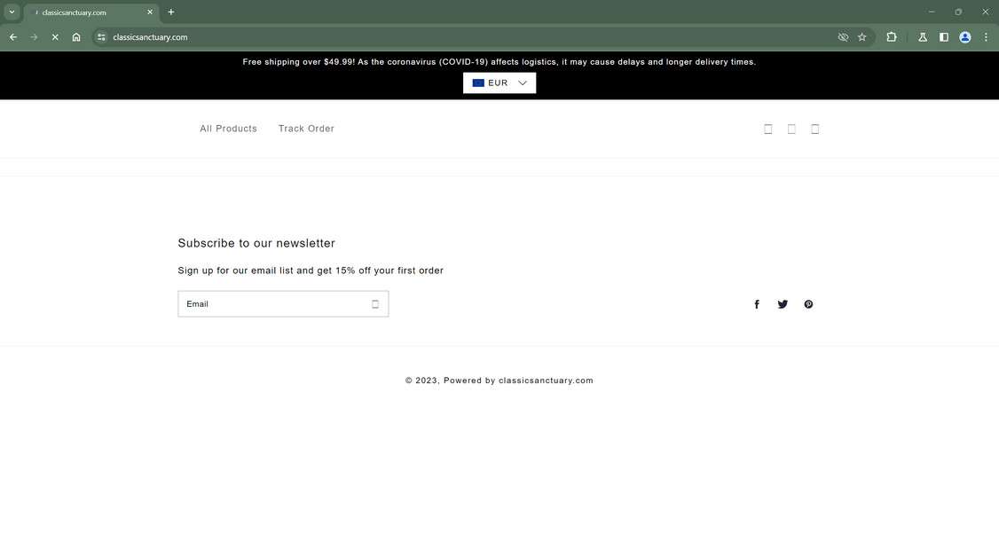 classicsanctuary.com scam
