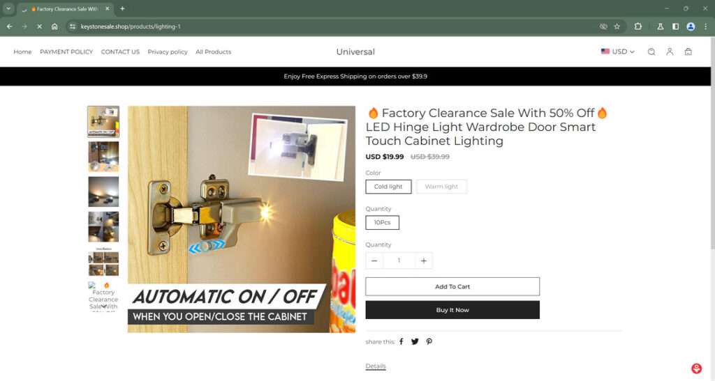 Keystonesale.shop Scam Store: What You Need To Know 1 keystonesale.shop scasm