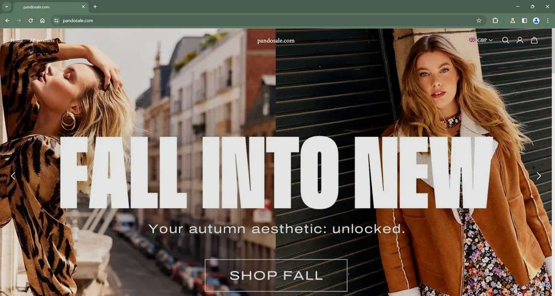 pandosale.com scam