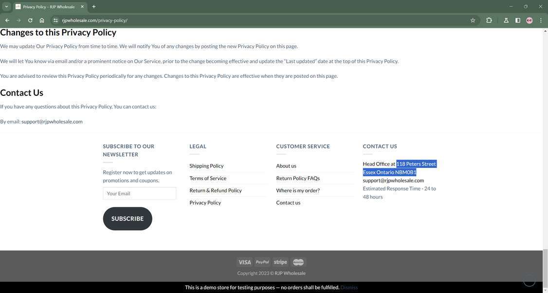 rjpwholesale.com scam
