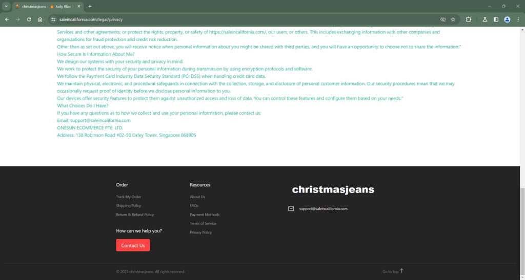 saleincalifornia.com scam