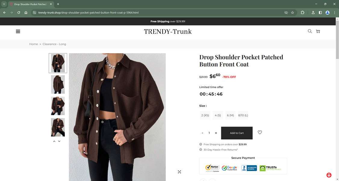 trendy-trunk.shop scam