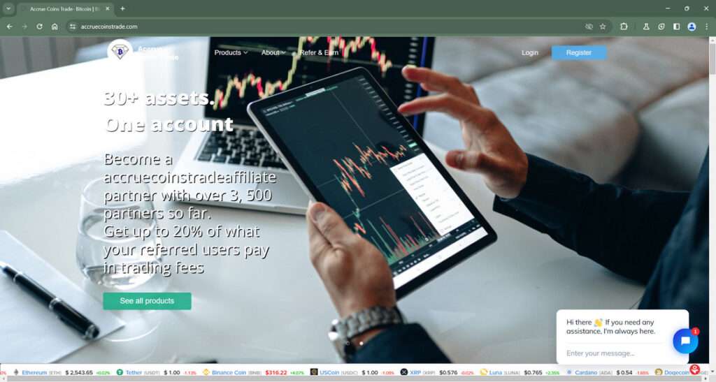 Accruecoinstrade scam