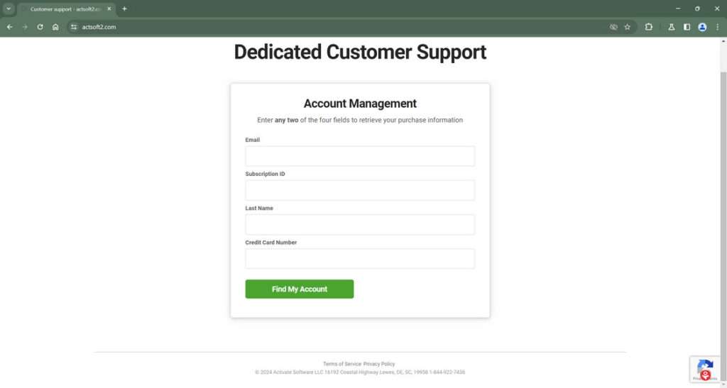 Actsoft2.com Scam