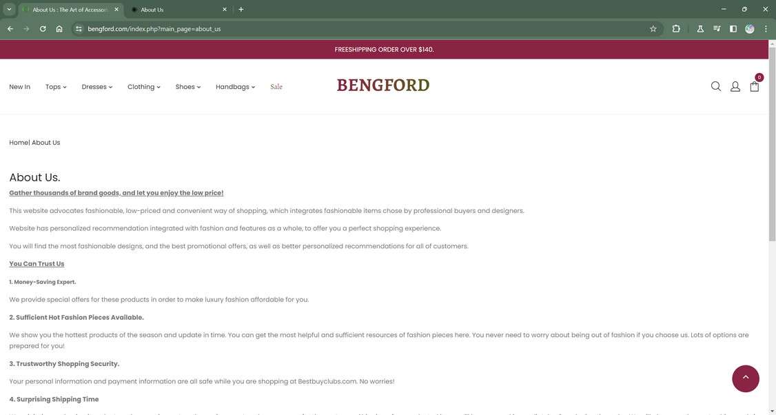 Bengford.com scam