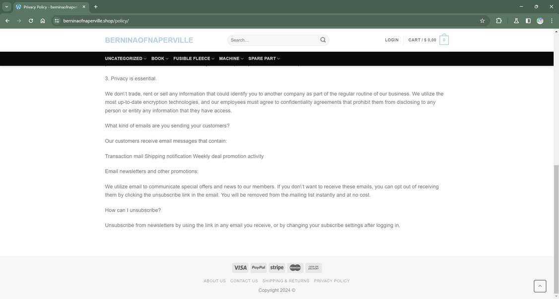 Berninaofnaperville.shop scam
