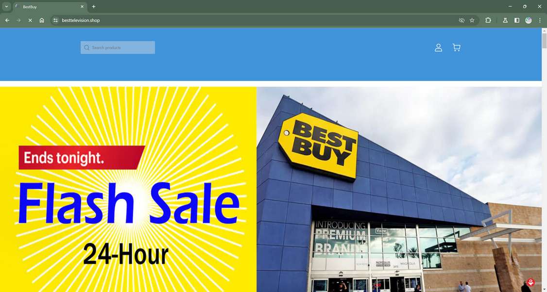 Besttelevision.shop Scam Store: A Fake Best Buy Website