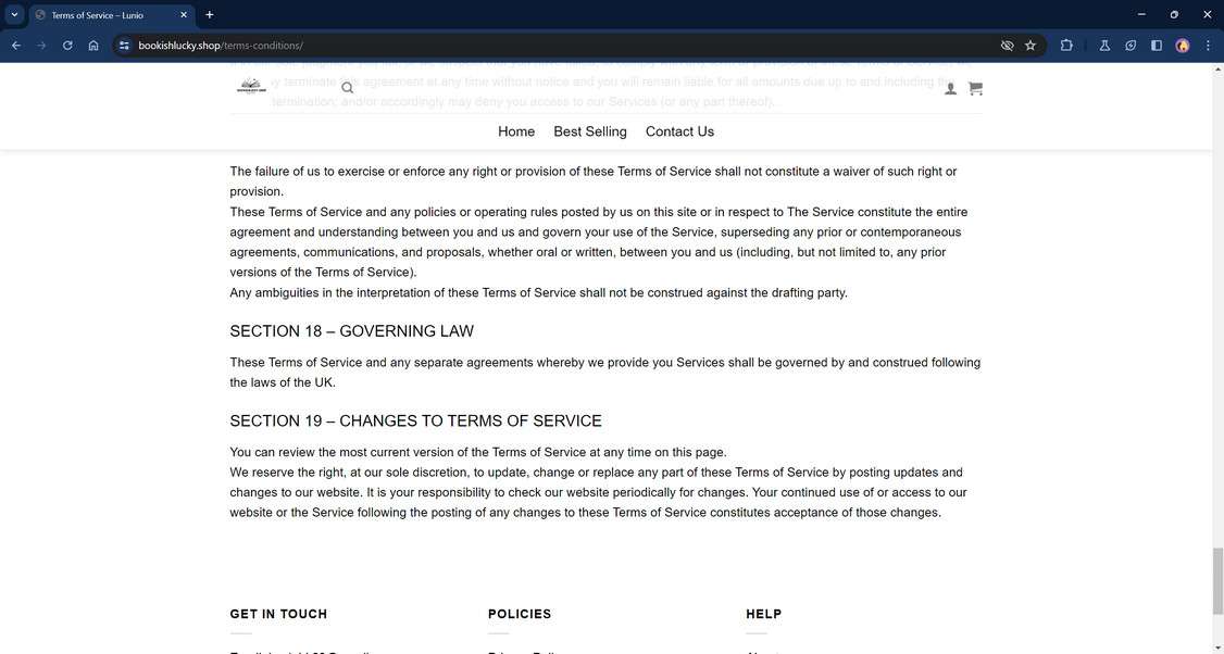 Bookishlucky.shop scam