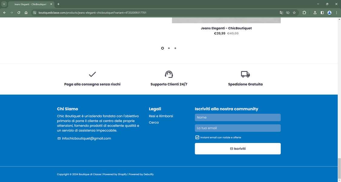 Boutiquediclasse.com scam