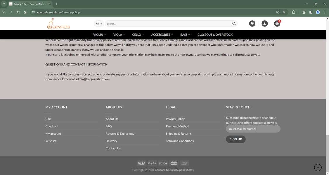 Concordmusical.com scam