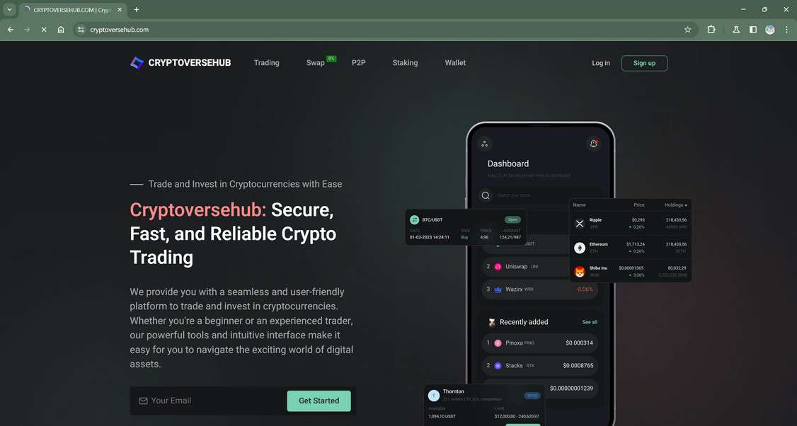 Cryptoversehub scam