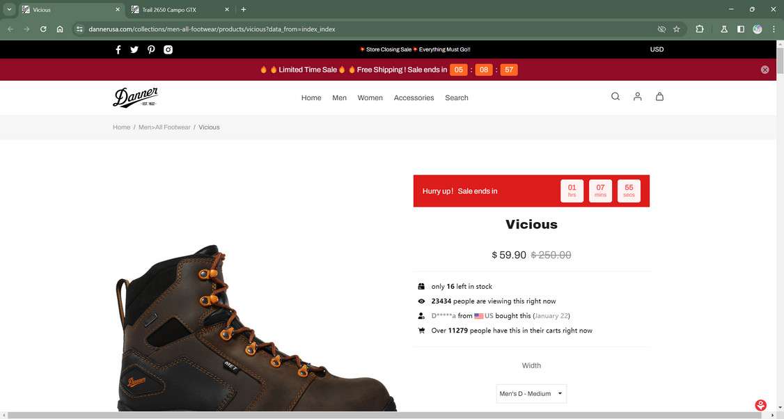 Danner 2025 clearance sale