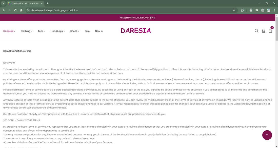 Daresia.com scam