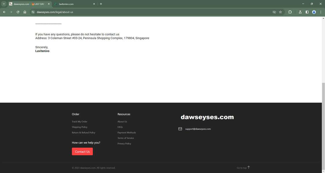 Dawseyses.com scam
