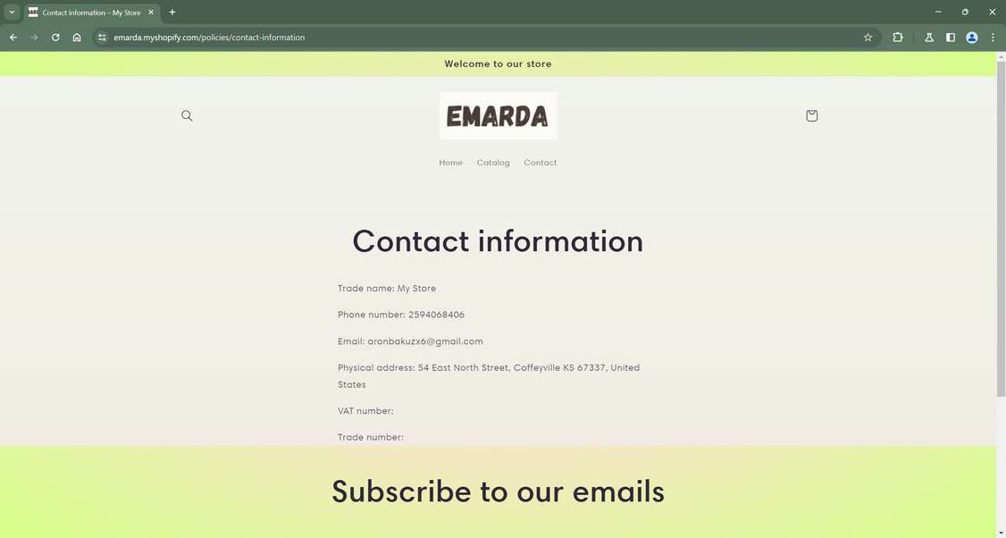 Emarda.myshopify.com scam