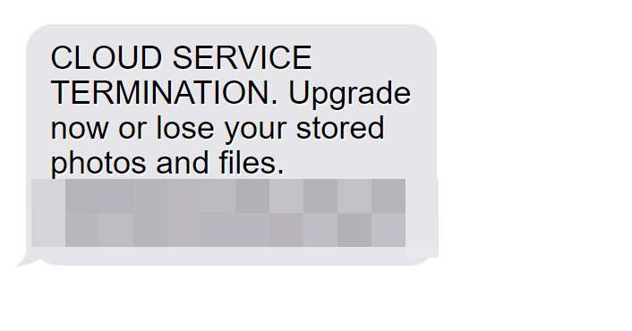 Fake iCloud Storage Alert Scam