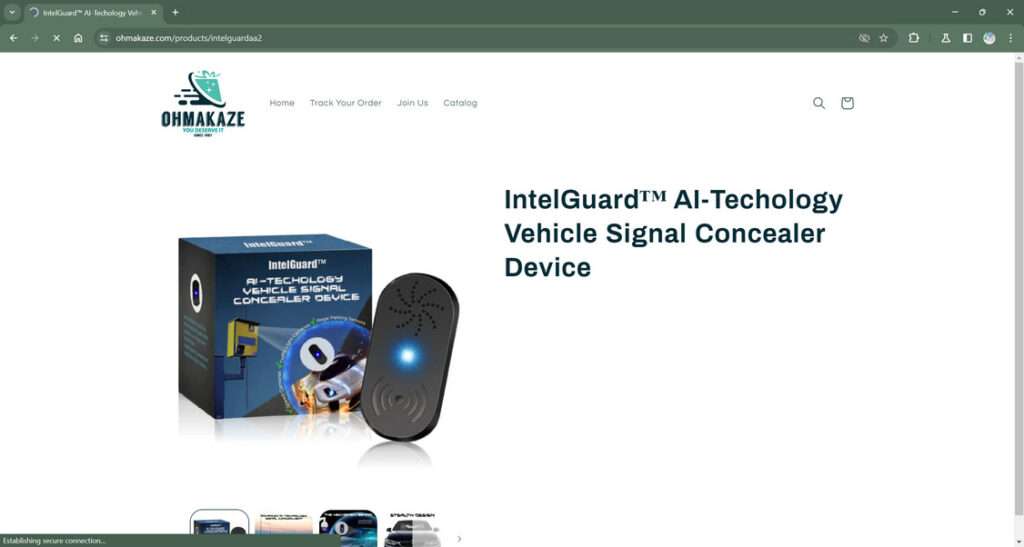 IntelGuard AI Techology Vehicle Signal Concealer Device