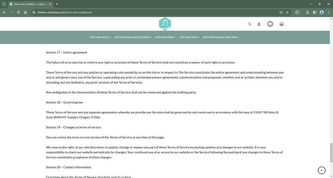 Kitchen-sinksshop.com scam