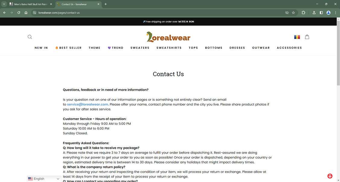 Lorealwear.com scam