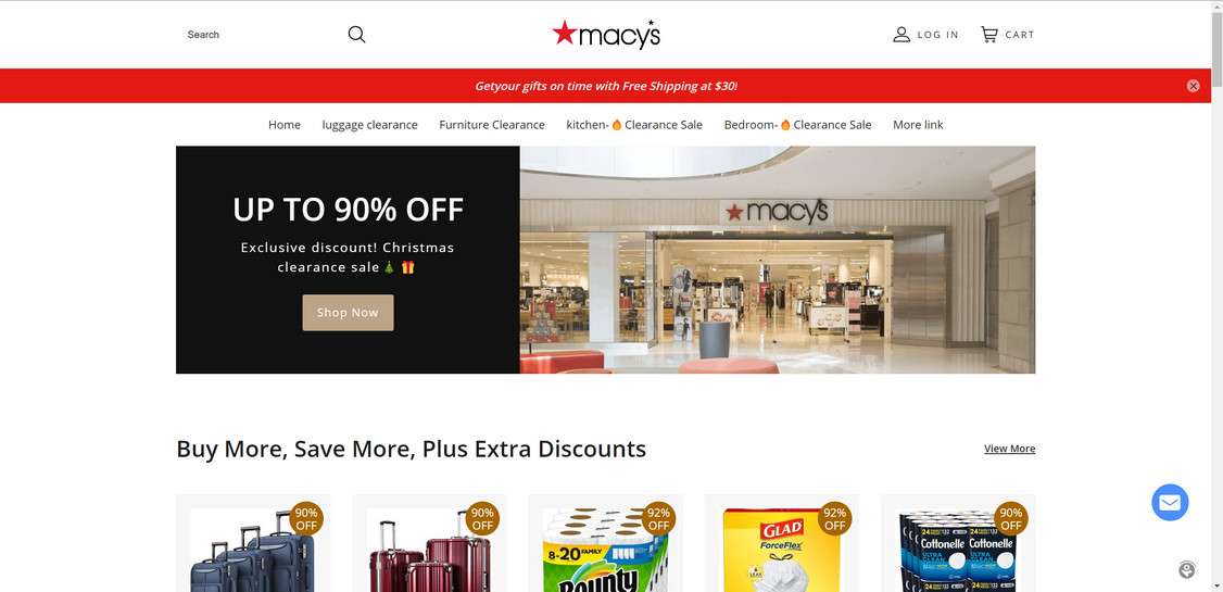 Macy's Clearance Sale With UP TO 70% OFF + Cash Back