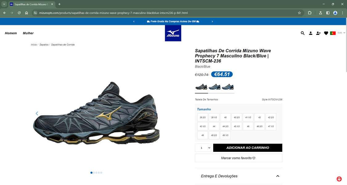 Mizuno wave clearance prophecy 2 falso