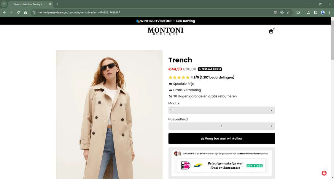 Montoniamsterdam.com scam