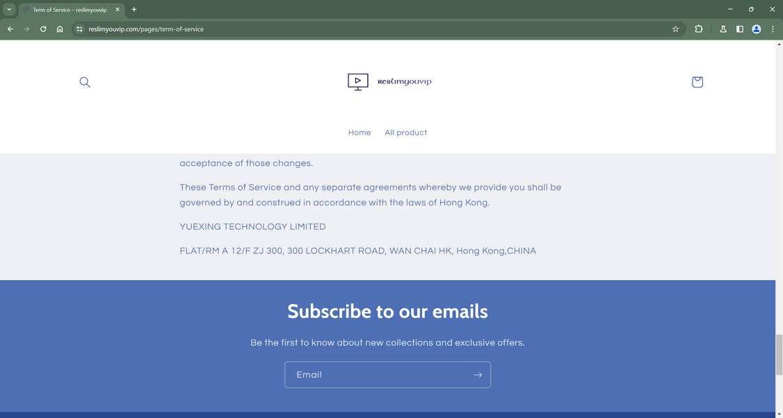 Reslimyouvip.com scam