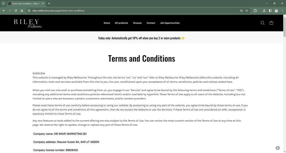 Riley-melbourne.com scam