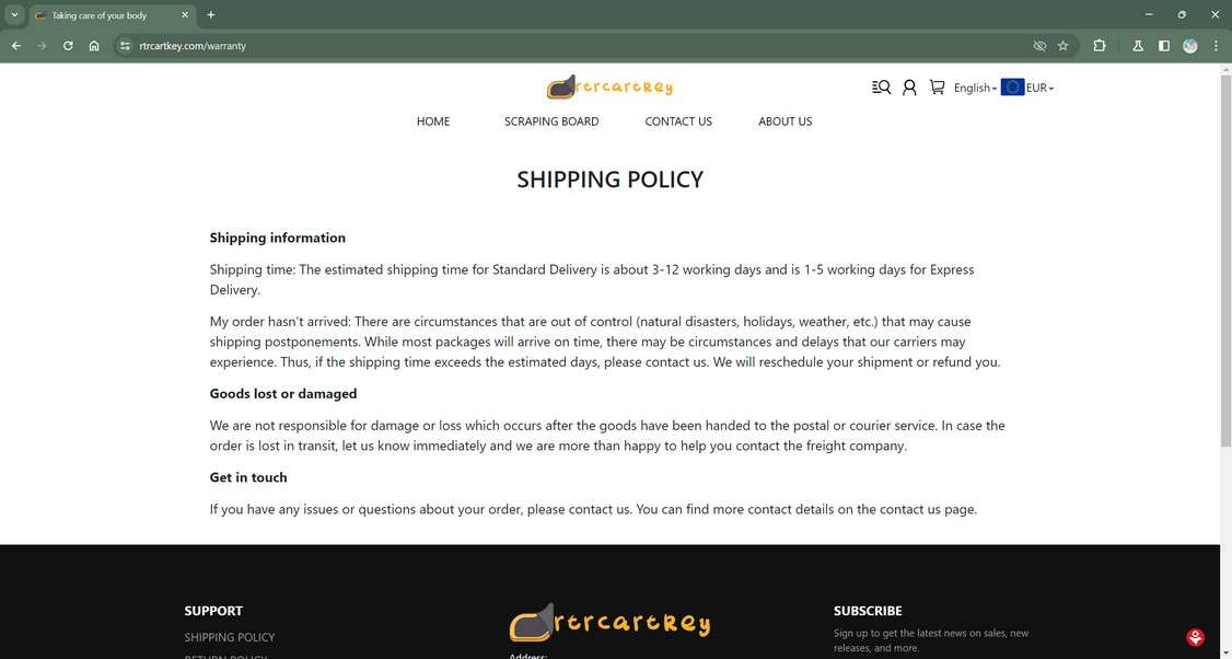 Rtrcartkey.com scam