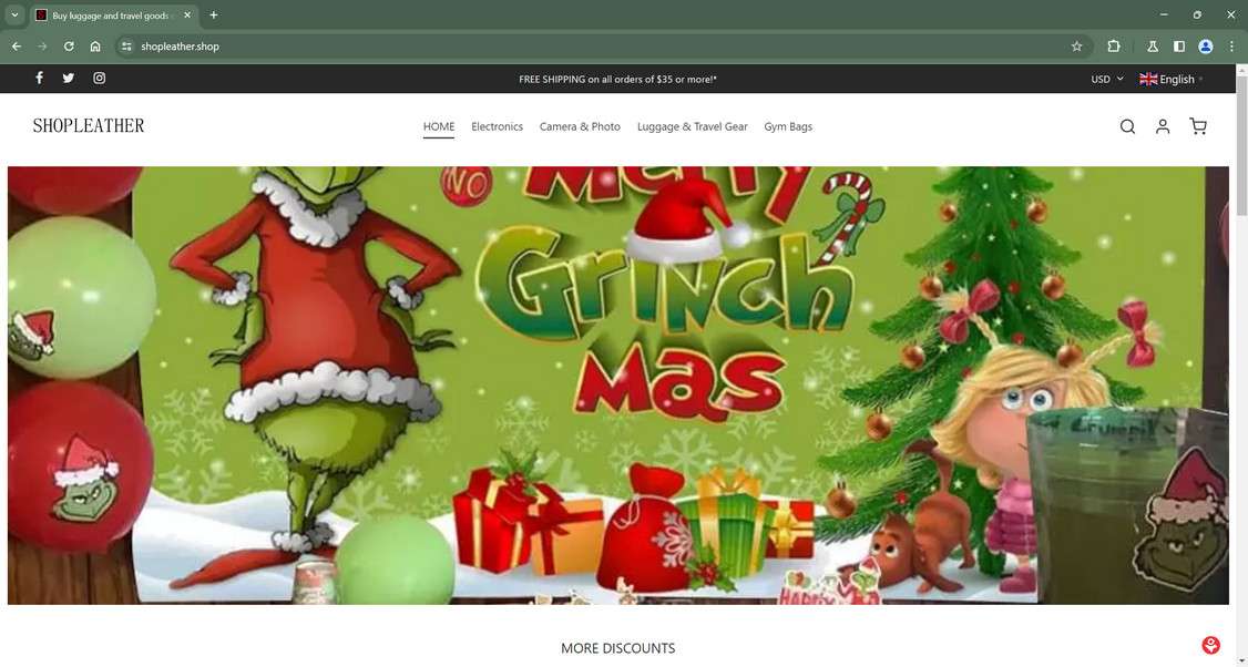 Shopleather.shop scam