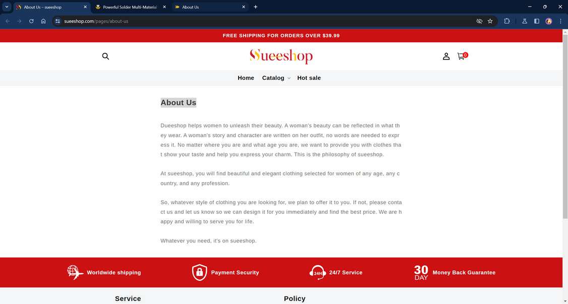 Sueeshop.com scam