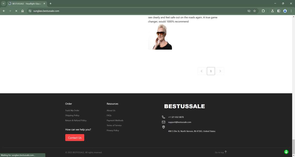 Sunglass.bestussale.com scam