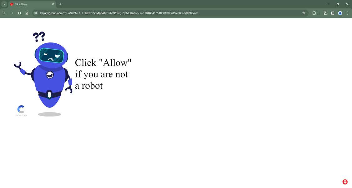 Tetradsgroup.com malware