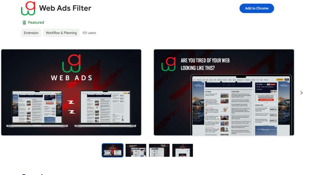 Web Ads Filter