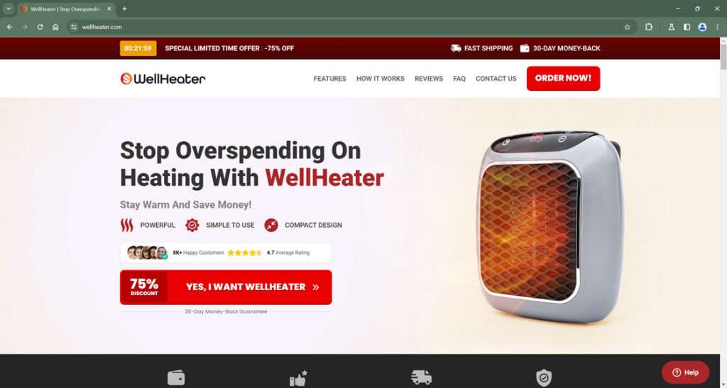 Think Twice Before Buying The WellHeater Heater - Scam Risks