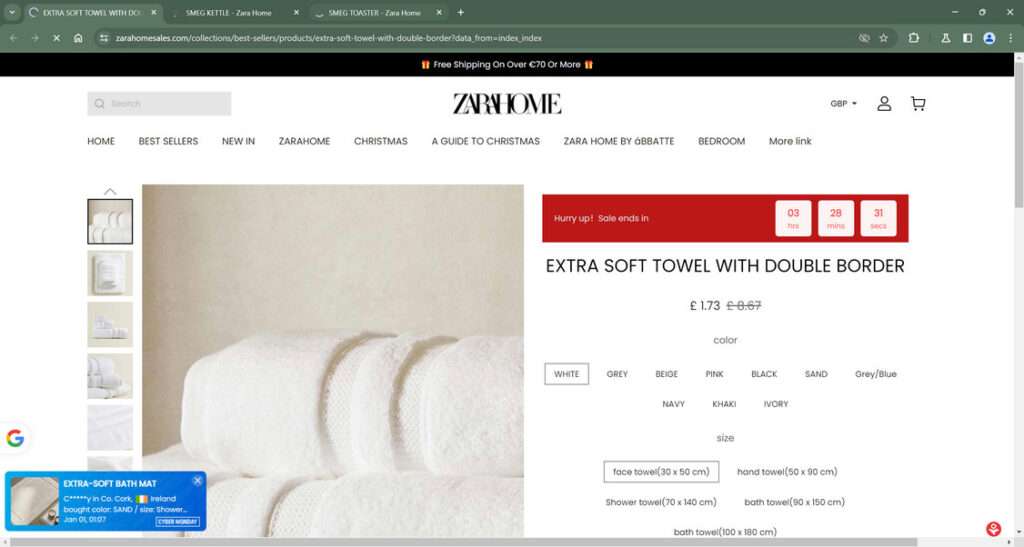 Beware Of The Fake Zara Home Clearance Sale 90 Off Scam