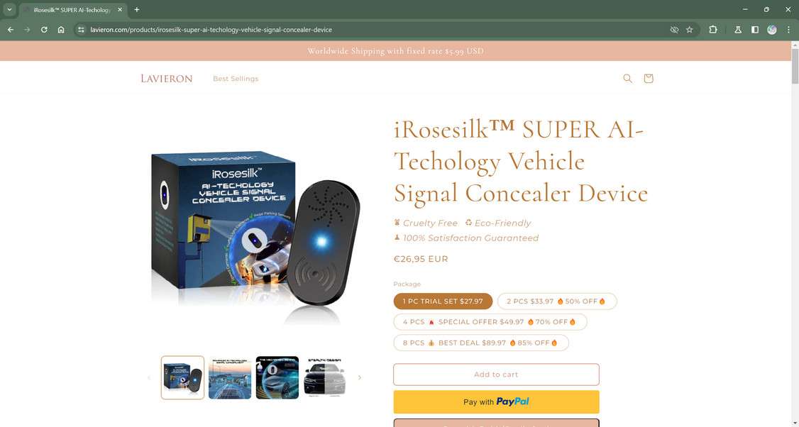 Lyseemin™ AI-Techology Vehicle Signal Concealer Device – fivfivgo